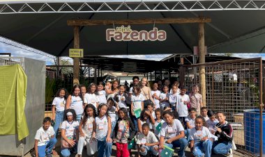 Alunos da Rede Municipal vivenciam o mundo agropecuário na 52ª Expomontes