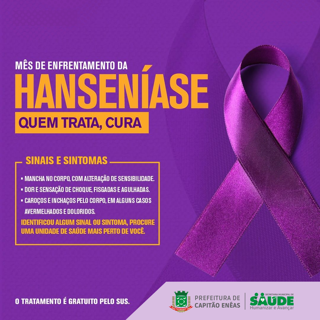 Janeiro Roxo: Conheça a campanha de conscientização sobre hanseníase