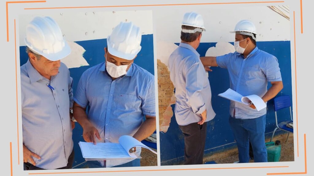 Prefeito visita obras de reforma da EM Juca da Rocha