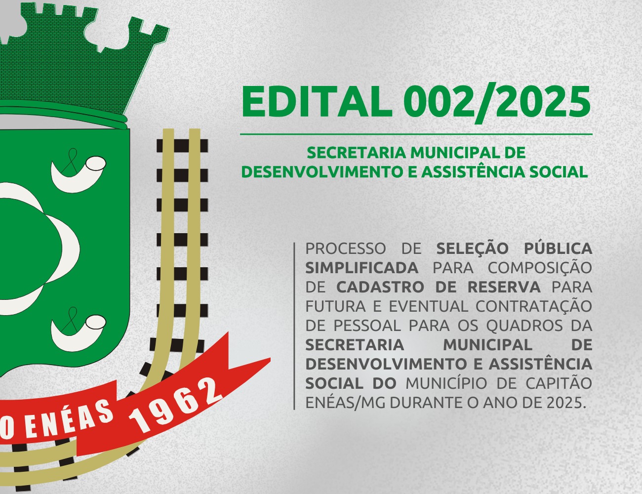 SELEÇÃO PÚBLICA SIMPLIFICADA PARA COMPOSIÇÃO DE CADASTRO DE RESERVA