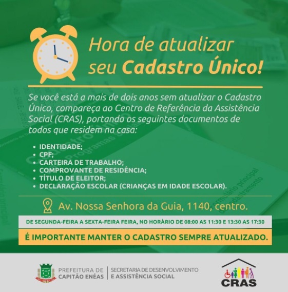 Social: Hora de atualizar o Cadastro Único (CAD)