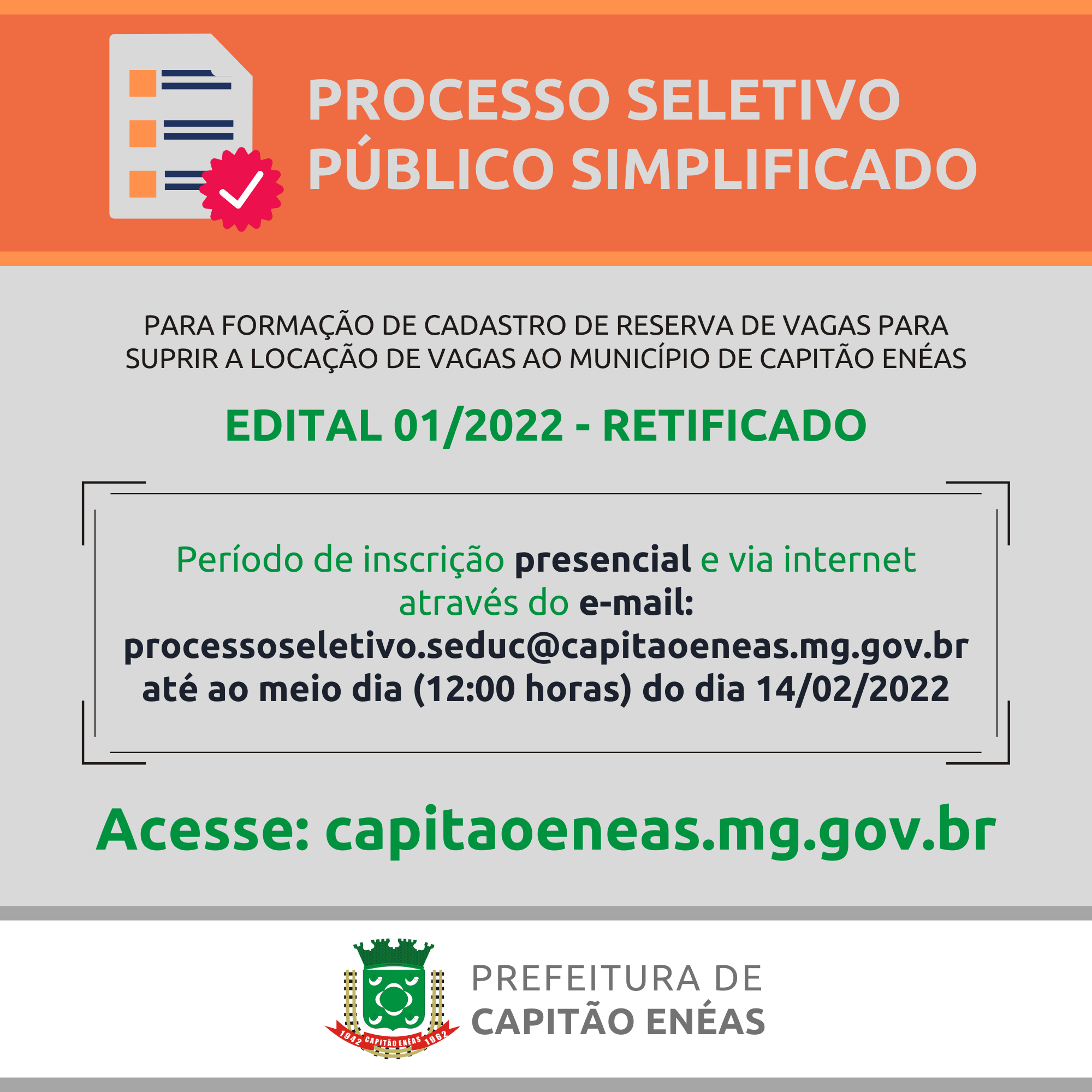 EDITAL 01/2022 – Retificado