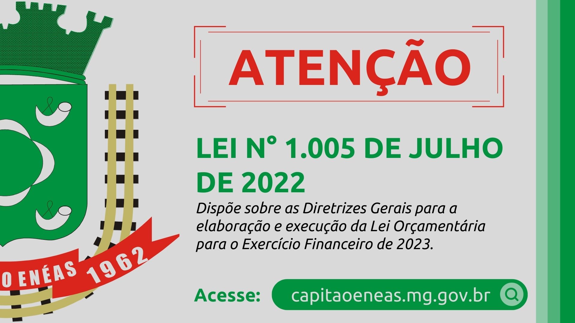 Lei N° 1.005 de Julho de 2022